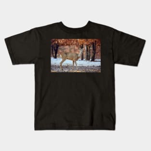 Roe deer in the forest Kids T-Shirt